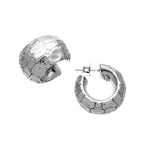 Orecchini a Cerchio ’Crocodile’ - ORECCHINI