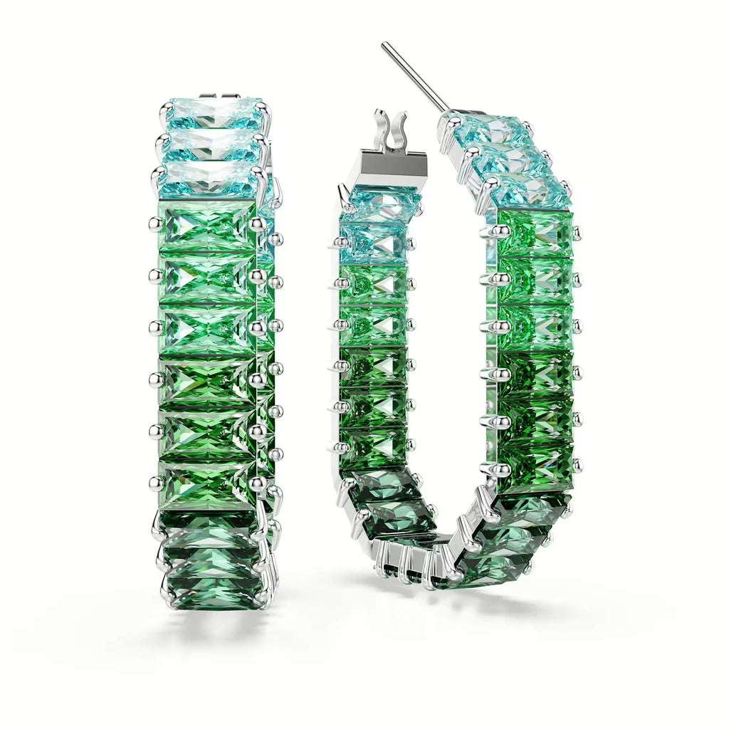 Orecchini a Cerchio Donna Swarovski Matrix - ORECCHINI