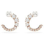 Orecchini a cerchio Matrix - 5692260 Swarovski Oro rosato