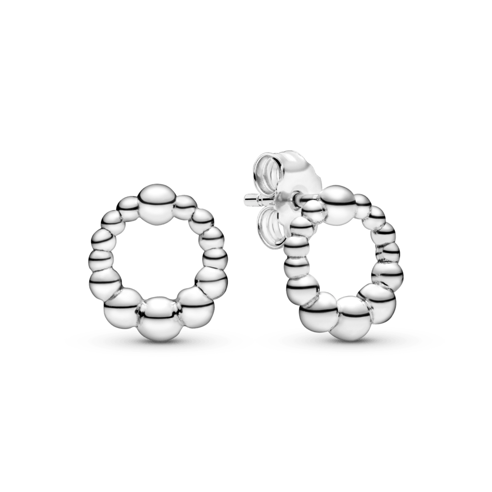 Orecchini A Lobo A Cerchio Decorati Da Sfere Purely