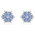 Orecchini a Lobo Magic - Fiocco di Neve Placcati Rodio e Zirconia Blu - ORECCHINI