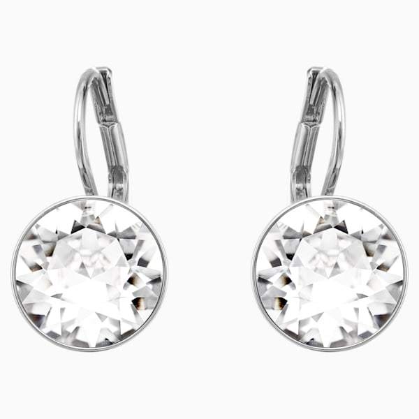 ORECCHINI BELLA MINI, BIANCO, PLACCATURA RODIO