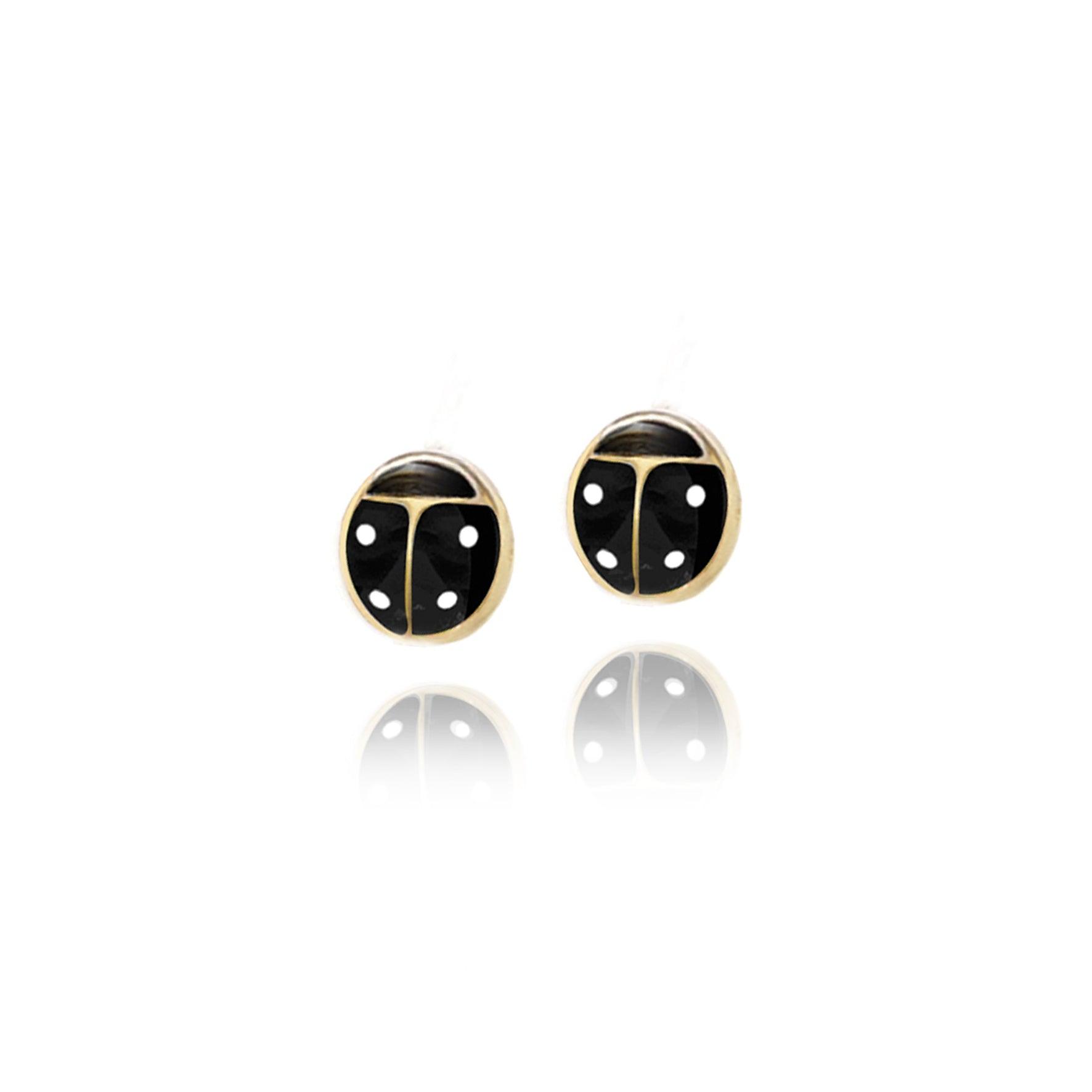 Orecchini Coccinella nera