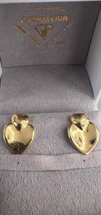 Orecchini Cuore in Oro Giallo - ORECCHINI