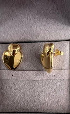 Orecchini Cuore in Oro Giallo - ORECCHINI