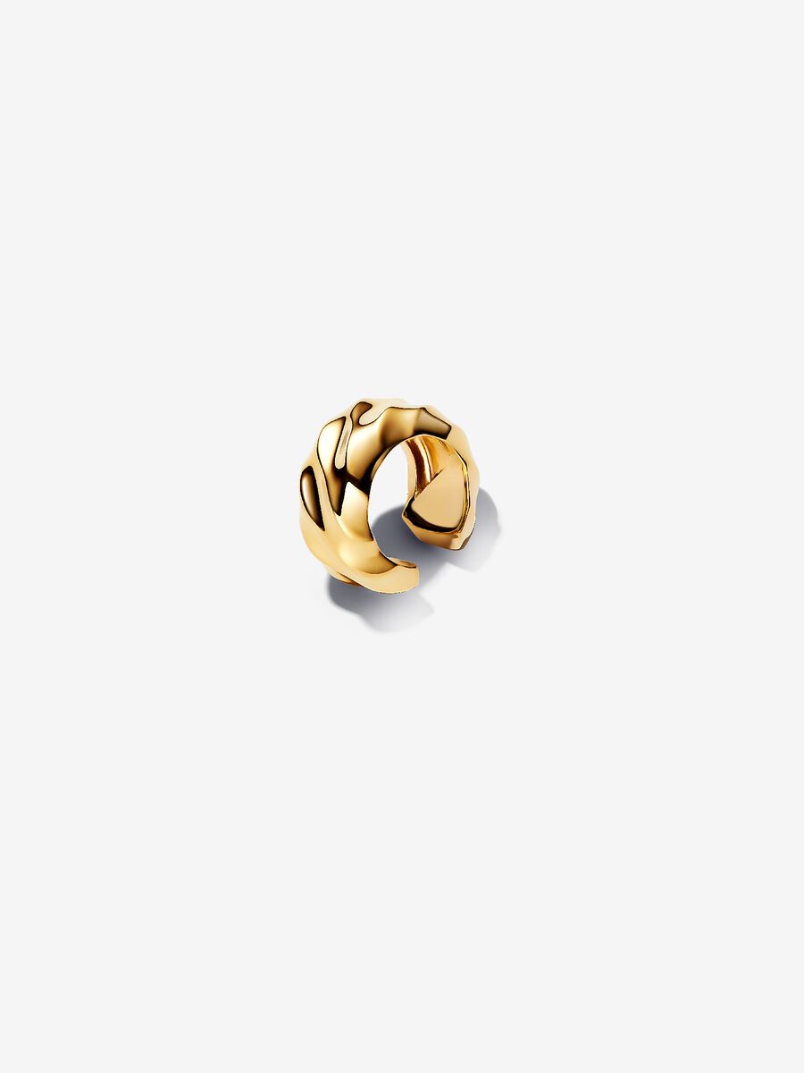 Orecchini Ear Cuff Dune Placcatura in Oro 14k - Orecchino