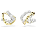 Orecchini ear cuff Hyperbola Taglio misto Bianchi Mix di finiture - ORECCHINI