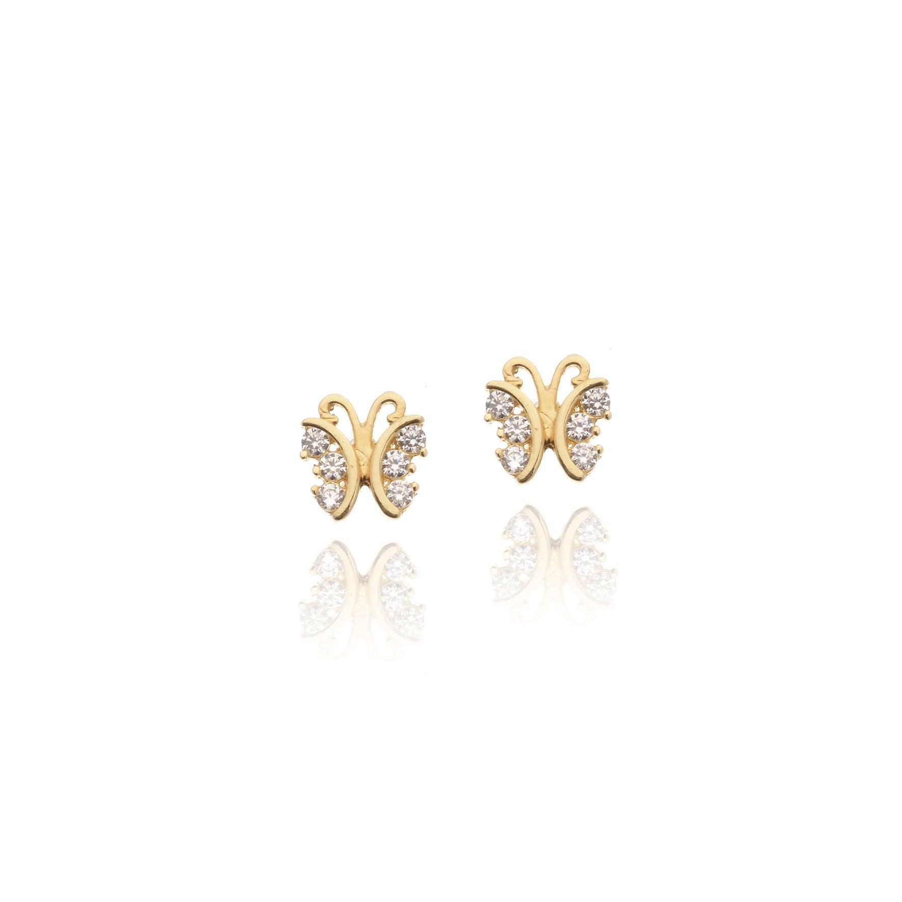Orecchini Farfalla e Zirconi