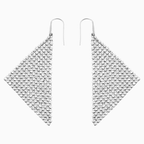 ORECCHINI FIT, GRIGIO, PLACCATURA RODIO