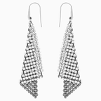 ORECCHINI FIT, GRIGIO, PLACCATURA RODIO