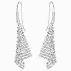 ORECCHINI FIT SMALL, BIANCO, PLACCATURA RODIO