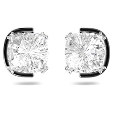 Orecchini Harmonia Cristalli taglio Cushion, Bianco, Mix di placcature