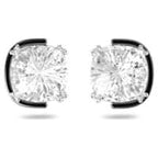 Orecchini Harmonia Cristalli taglio Cushion, Bianco, Mix di placcature