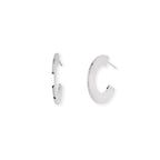 Orecchini in acciaio a semicerchio