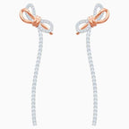 ORECCHINI LIFELONG BOW, BIANCO, MIX DI PLACCATURE