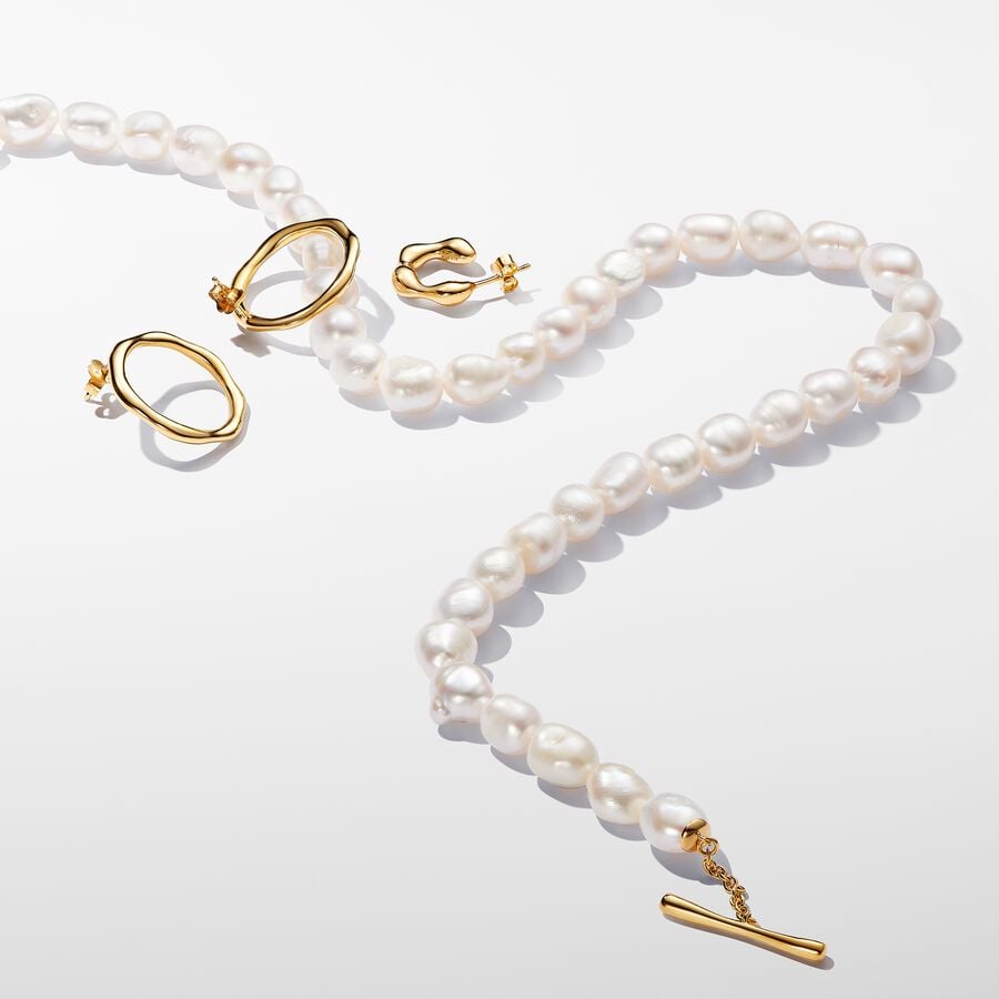 Orecchini Linea Sinuosa Circolare