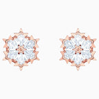 ORECCHINI MAGIC, BIANCO, PLACCATO COLOR ORO ROSA