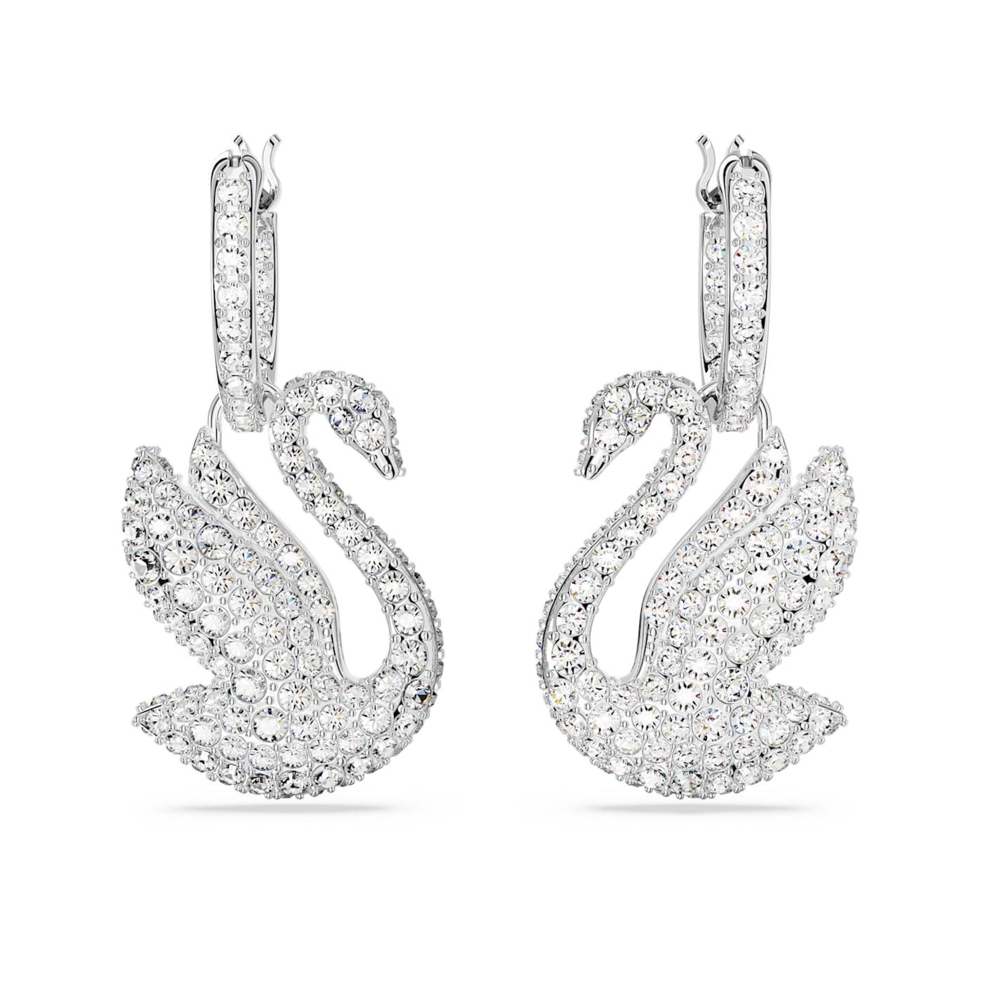 Orecchini pendenti Swarovski Iconic Swan
