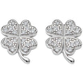 Orecchini Quadrifoglio Zirconati