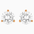 ORECCHINI SOLITAIRE ROSA