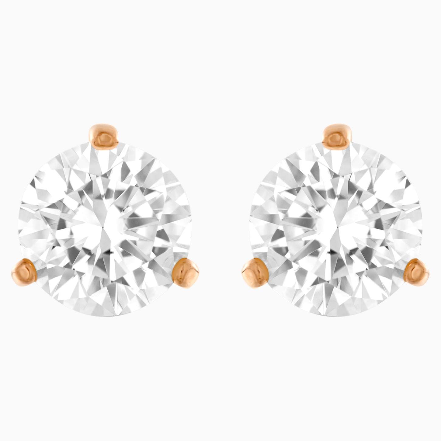 ORECCHINI SOLITAIRE ROSA