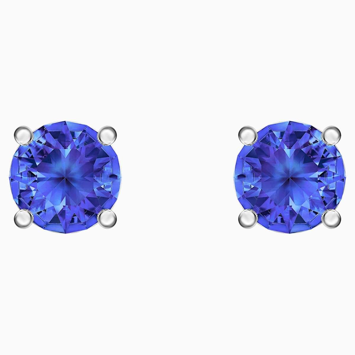 ORECCHINI STUD ATTRACT, AZZURRO, PLACCATURA RODIO