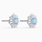 ORECCHINI SUNSHINE, AZZURRO, PLACCATO RODIO