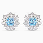 ORECCHINI SUNSHINE, AZZURRO, PLACCATO RODIO