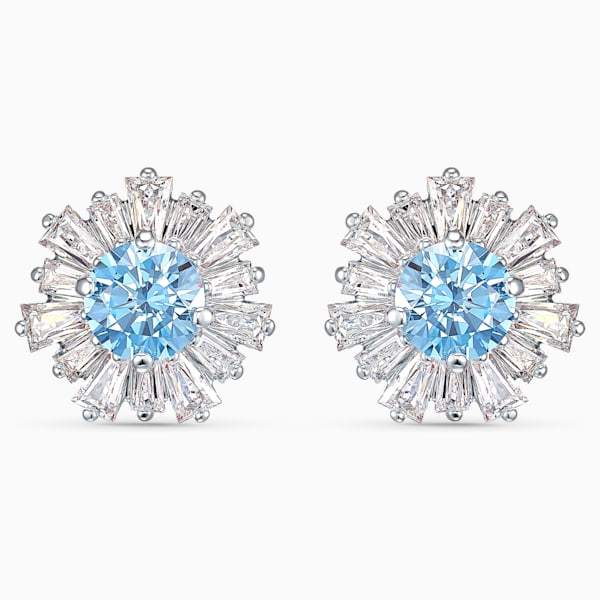 ORECCHINI SUNSHINE, AZZURRO, PLACCATO RODIO