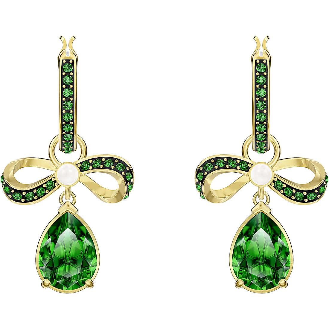 orecchini Swarovski Black Baroque