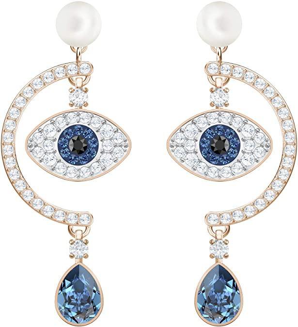 ORECCHINI SWAROVSKI DUO EVIL EYE