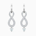 ORECCHINI SWAROVSKI INFINITY BIANCO
