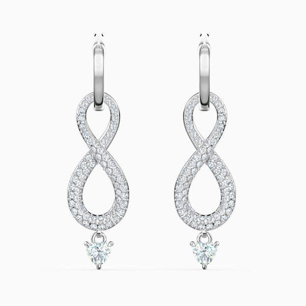 ORECCHINI SWAROVSKI INFINITY BIANCO
