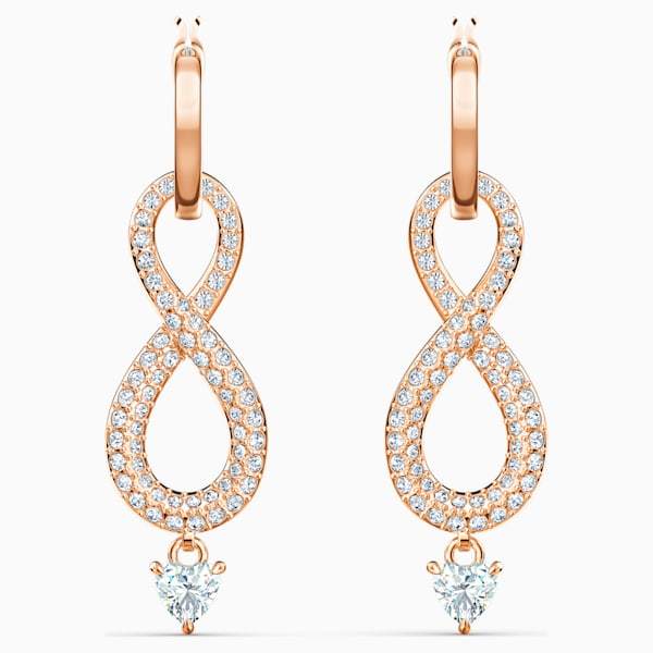 ORECCHINI SWAROVSKI INFINITY ROSA
