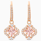 ORECCHINI SWAROVSKI SPARKLING DANCE CLOVER, ROSA, PLACCATO COLOR ORO ROSA