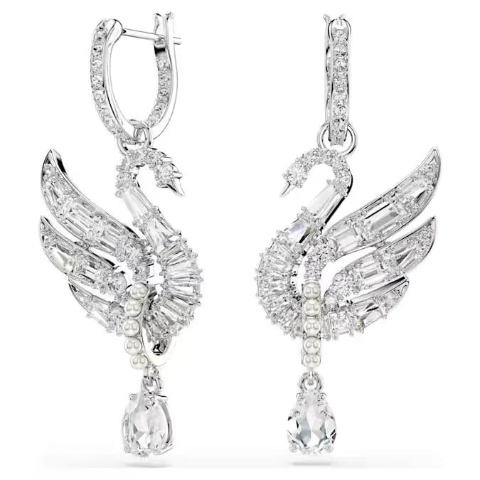 Orecchini Swarovski Swan Cigno: Eleganza Radiosa e Senza Tempo - ORECCHINI