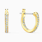 ORECCHINI SWAROVSKI SYMBOLIC LOTUS, VERDE, PLACCATO COLOR ORO