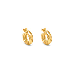 Orecchini Tubogas Orecchini in Argento 925 placcato oro 18 kt - ORECCHINI
