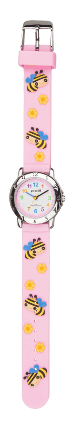 OROLOGIO BIMBA CON CINTURINO IN SILICONE CON API