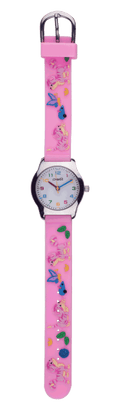 OROLOGIO BIMBA CON CINTURINO IN SILICONE CON TEMA ANIMALI
