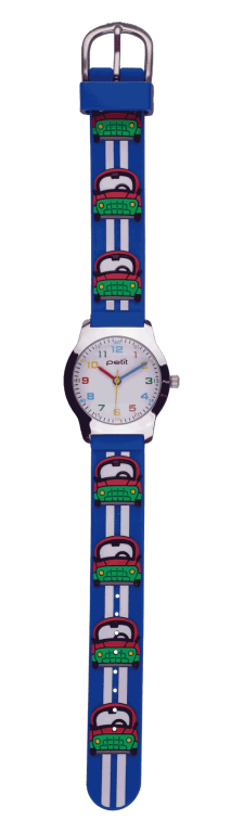 OROLOGIO BIMBO CON CINTURINO IN SILICONE CON TEMA MACCHININE