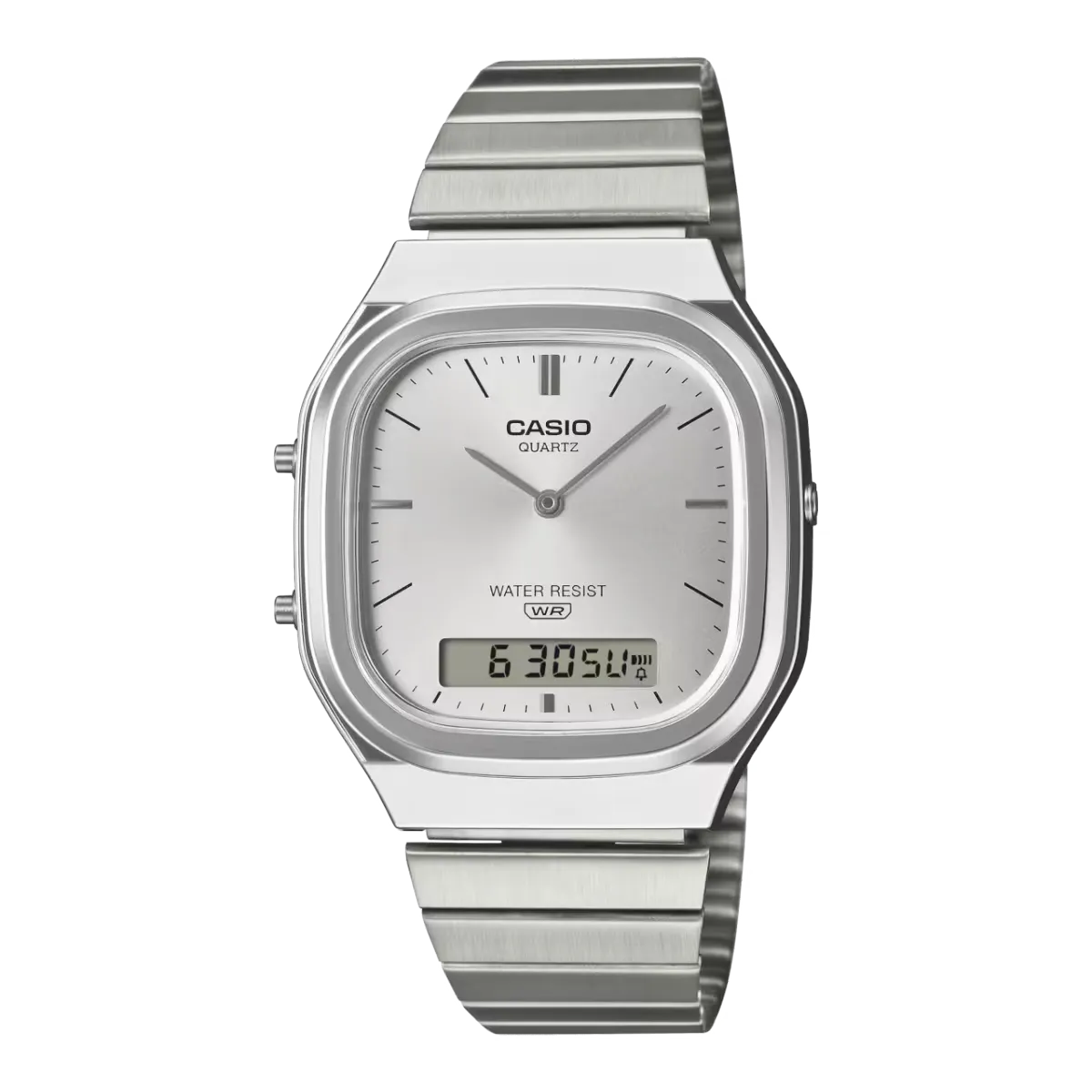 Orologio Casio Edgy Collection AQ-240E-7A – Design Analogico-Digitale Silver - OROLOGIO