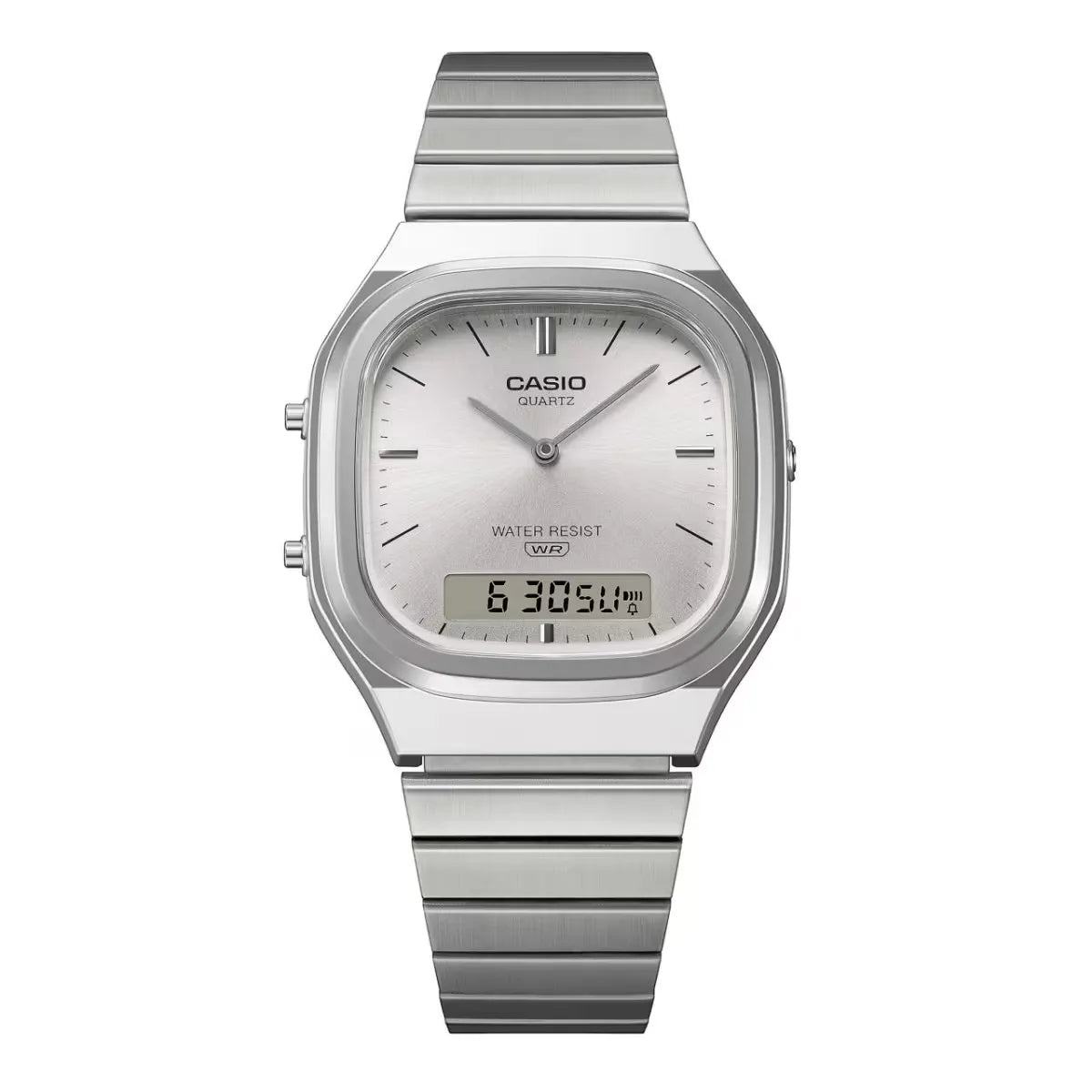 Orologio Casio Edgy Collection AQ-240E-7A – Design Analogico-Digitale Silver - OROLOGIO