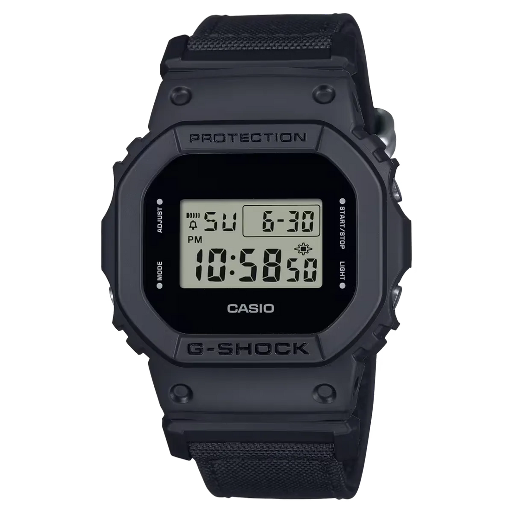 Orologio Casio G-SHOCK DW-5600BCE-1 – Serie 5600 con Cinturino CORDURA® - OROLOGIO