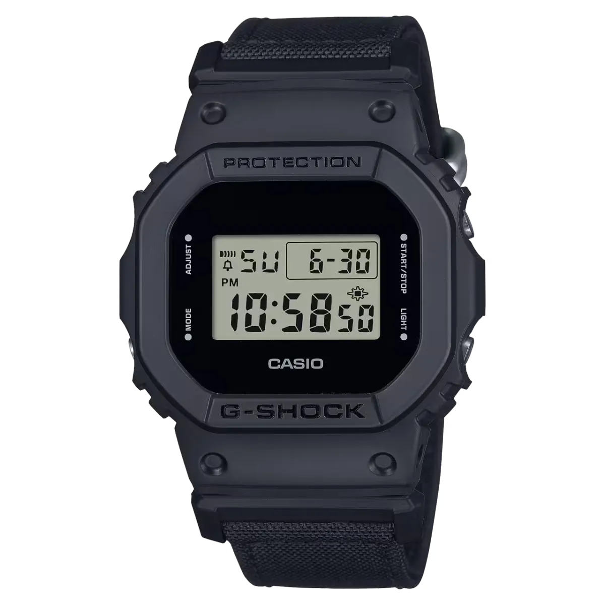 Orologio Casio G-SHOCK DW-5600BCE-1 – Serie 5600 con Cinturino CORDURA® - OROLOGIO