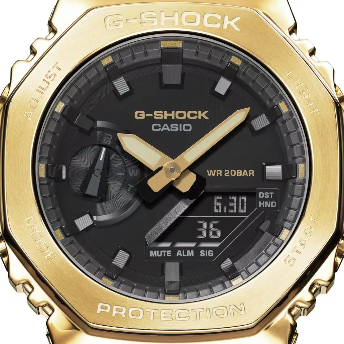Orologio Casio G-Shock GM-2100G-1A9 Metal Oak - Oro e Nero - OROLOGIO