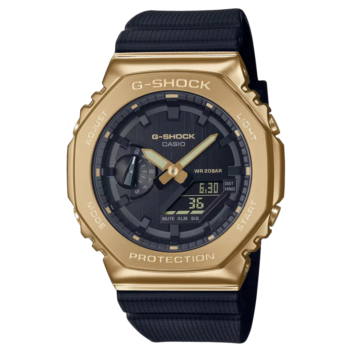 Orologio Casio G-Shock GM-2100G-1A9 Metal Oak - Oro e Nero - OROLOGIO