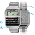 Orologio Casio Vintage CA-500 x Ritorno al Futuro | Edizione Limitata CA-500WEBF-1A - OROLOGIO