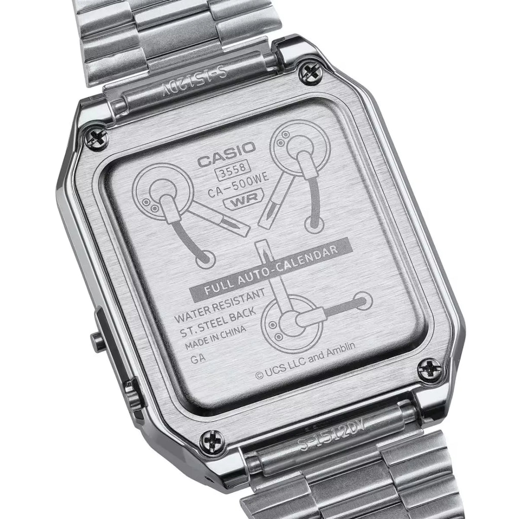 Orologio Casio Vintage CA-500 x Ritorno al Futuro | Edizione Limitata CA-500WEBF-1A - OROLOGIO