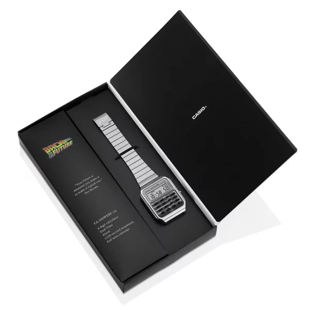Orologio Casio Vintage CA-500 x Ritorno al Futuro | Edizione Limitata CA-500WEBF-1A - OROLOGIO